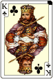Skatkarten Kreuz König